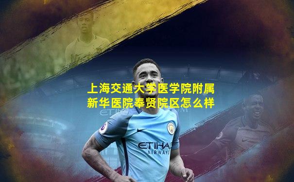 上海交通大学医学院附属新华医院奉贤院区怎么样